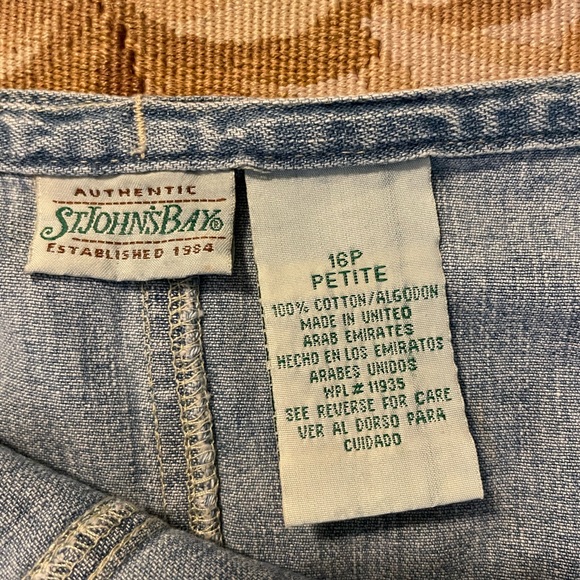 Long Denim skirt by St. John’s bay 16 petite - Picture 2 of 6